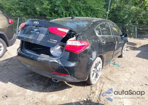 2015 Kia Forte Ex из США, поврежденный, VIN KNAFX4A8XF5365716